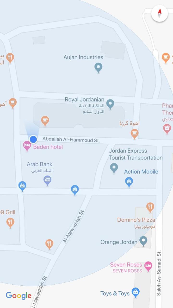 Baden Hotel Suites Amman Eksteriør billede